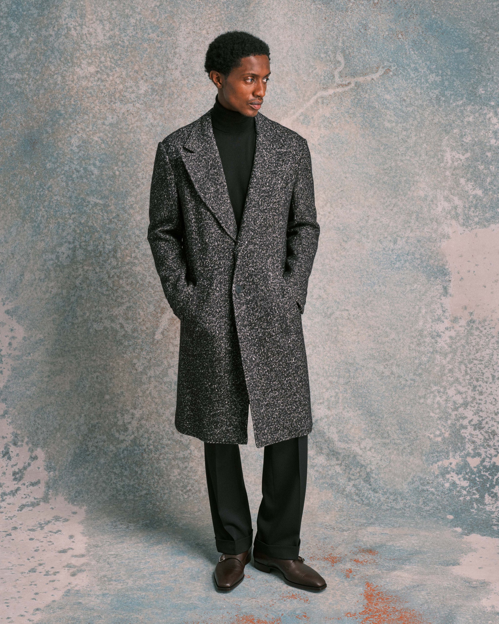 Grey marl coat store